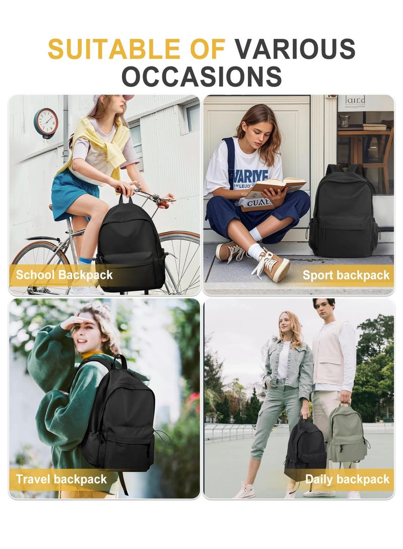 Chabeia Lightweight Casual Laptop Backpack Purse for Women and Men,Travel Backpack with laptop compartment - Image 5